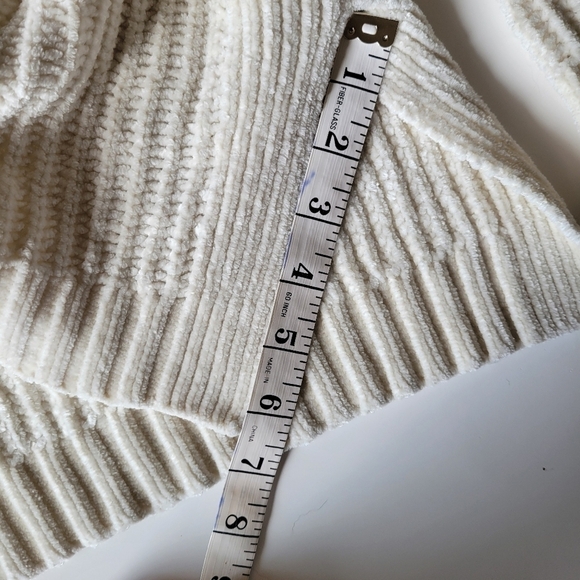 Aerie Crean Chenille Knit Textured Long Sleeve Pullover Sweater - Picture 7 of 10
